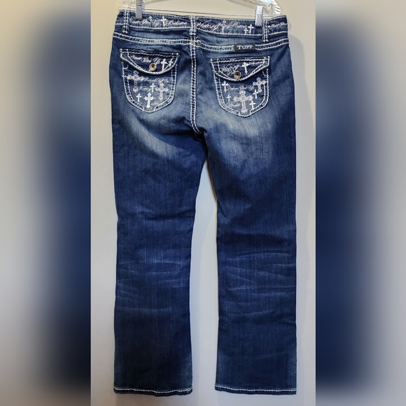 Cowgirl Tuff Co. Women's Western Jeans  - Believe It's Possible 32x31 Bootcut - Picture 6 of 16